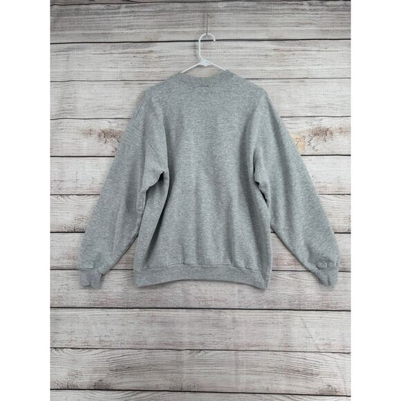 Vintage Hard Rock Cafe Paris Embroidered Crewneck Sweatshirt Adult Large Gray - Picture 2 of 7